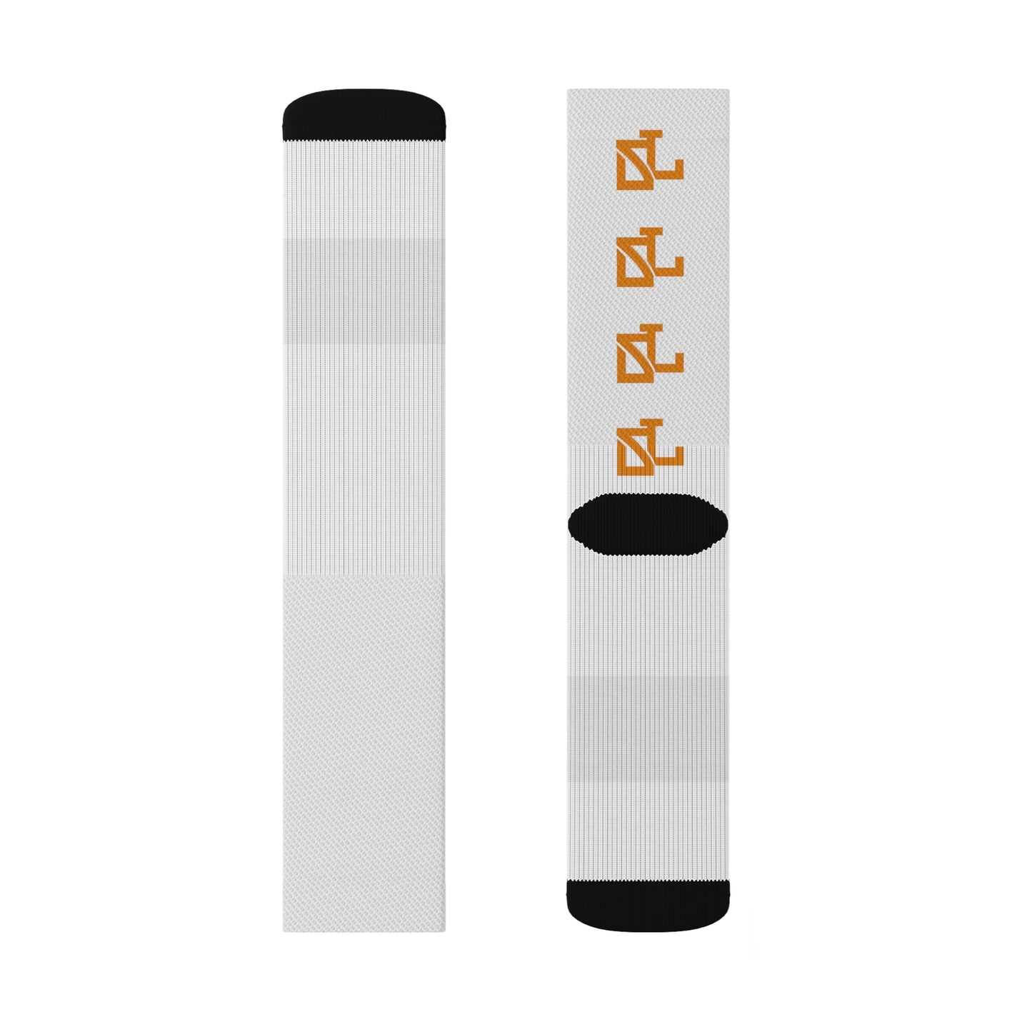 Skylit Music Socks (wht/org)