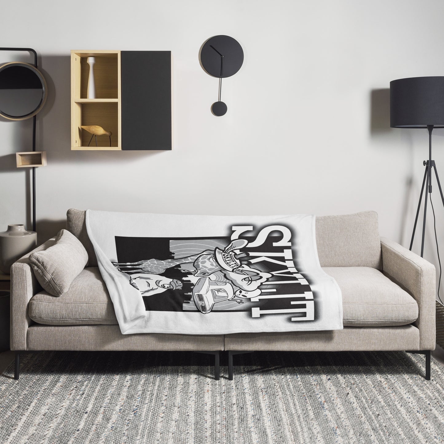 Skylit Squad Throw Blanket