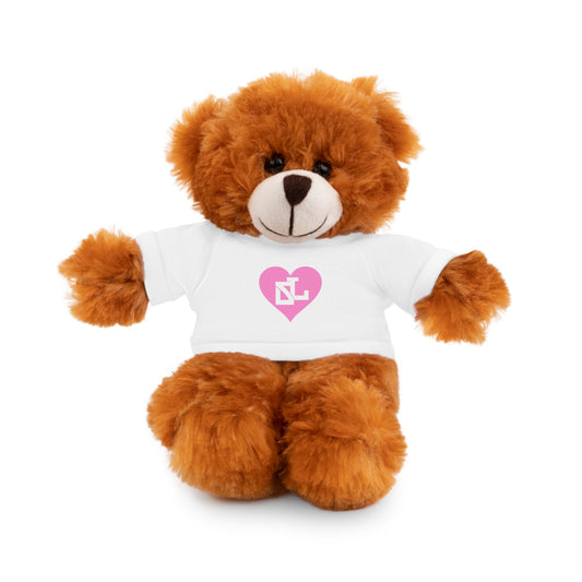 Adorable Stuffed Bear with Heart Tee - Perfect Gift for Kids & Celebrations