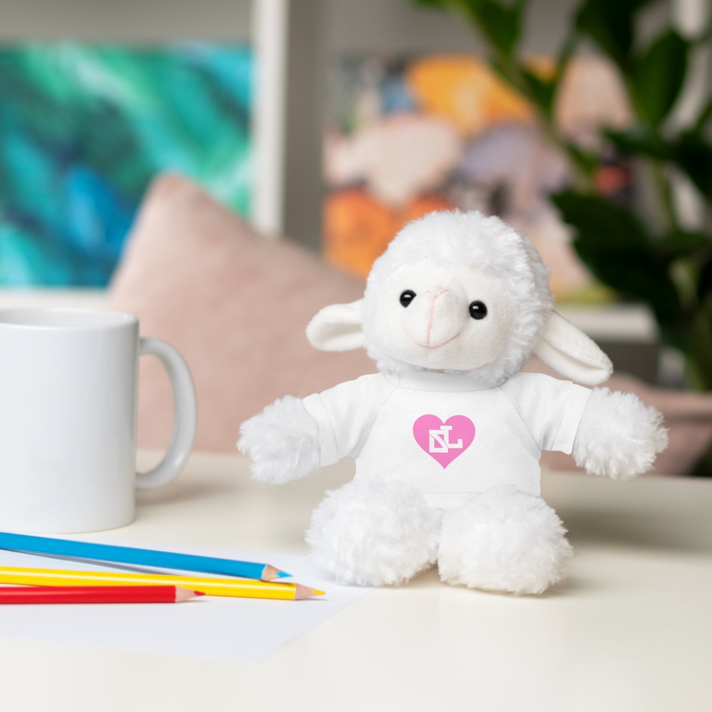 Adorable Stuffed Bear with Heart Tee - Perfect Gift for Kids & Celebrations