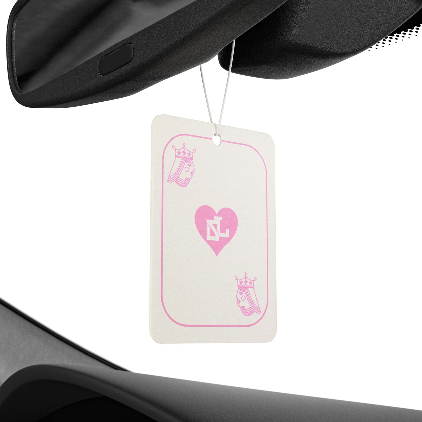 SL Love Heart Car Air Freshener - Pink Vibes for Driving