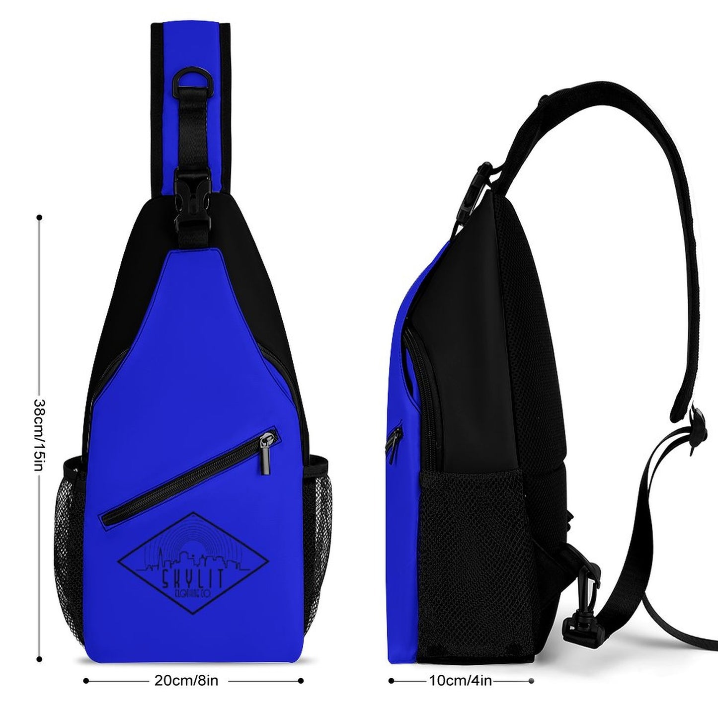 Blue Skylit Sling Bag