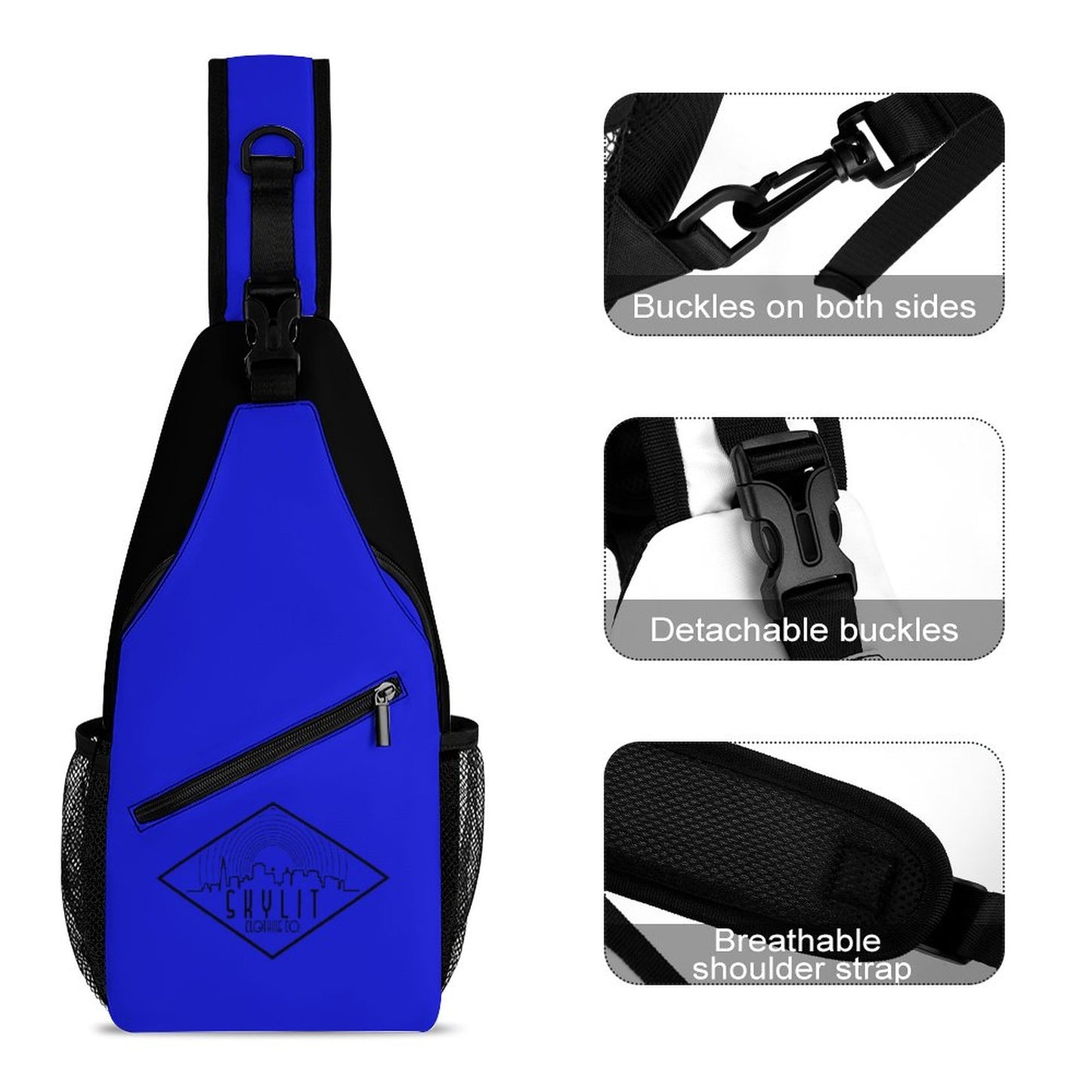Blue Skylit Sling Bag