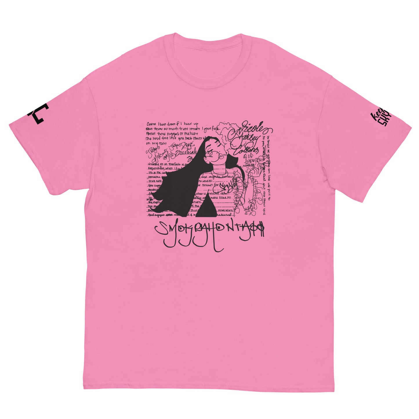 Smokeahontass Rhymebook T-Shirt With Black