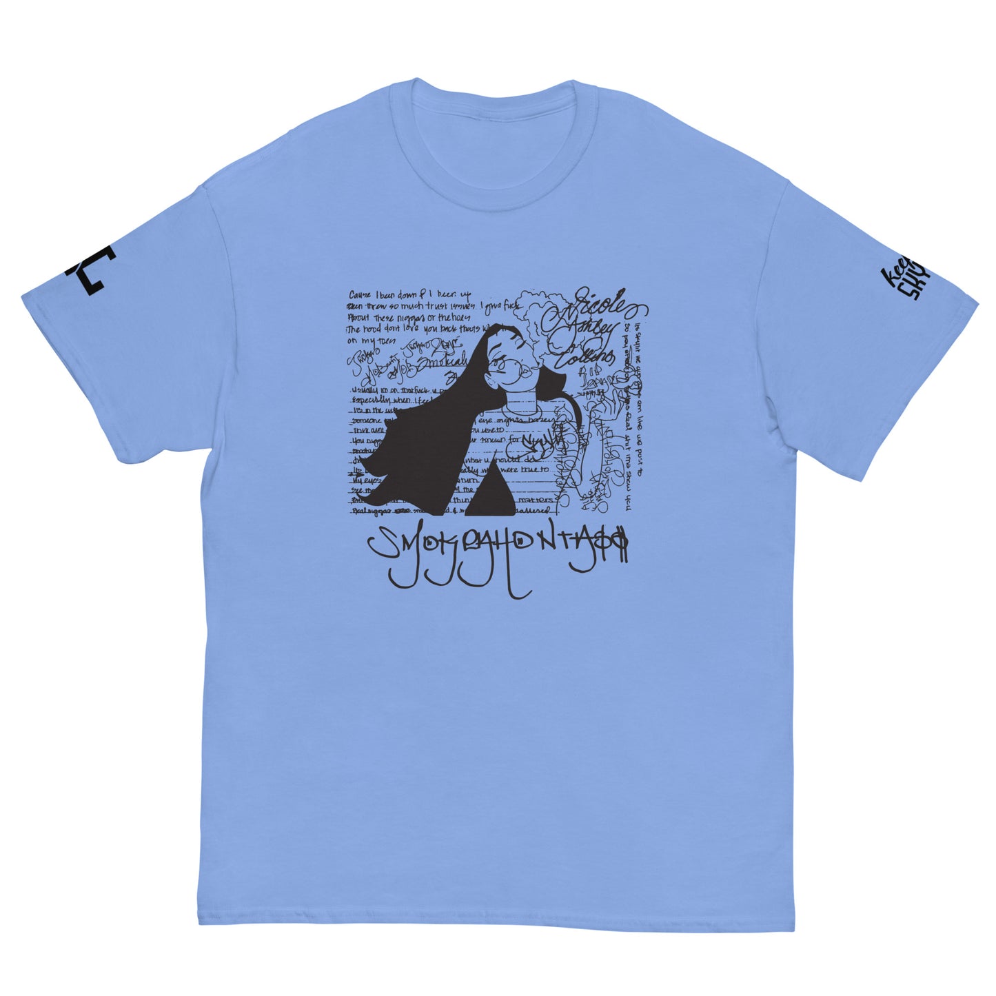 Smokeahontass Rhymebook T-Shirt With Black