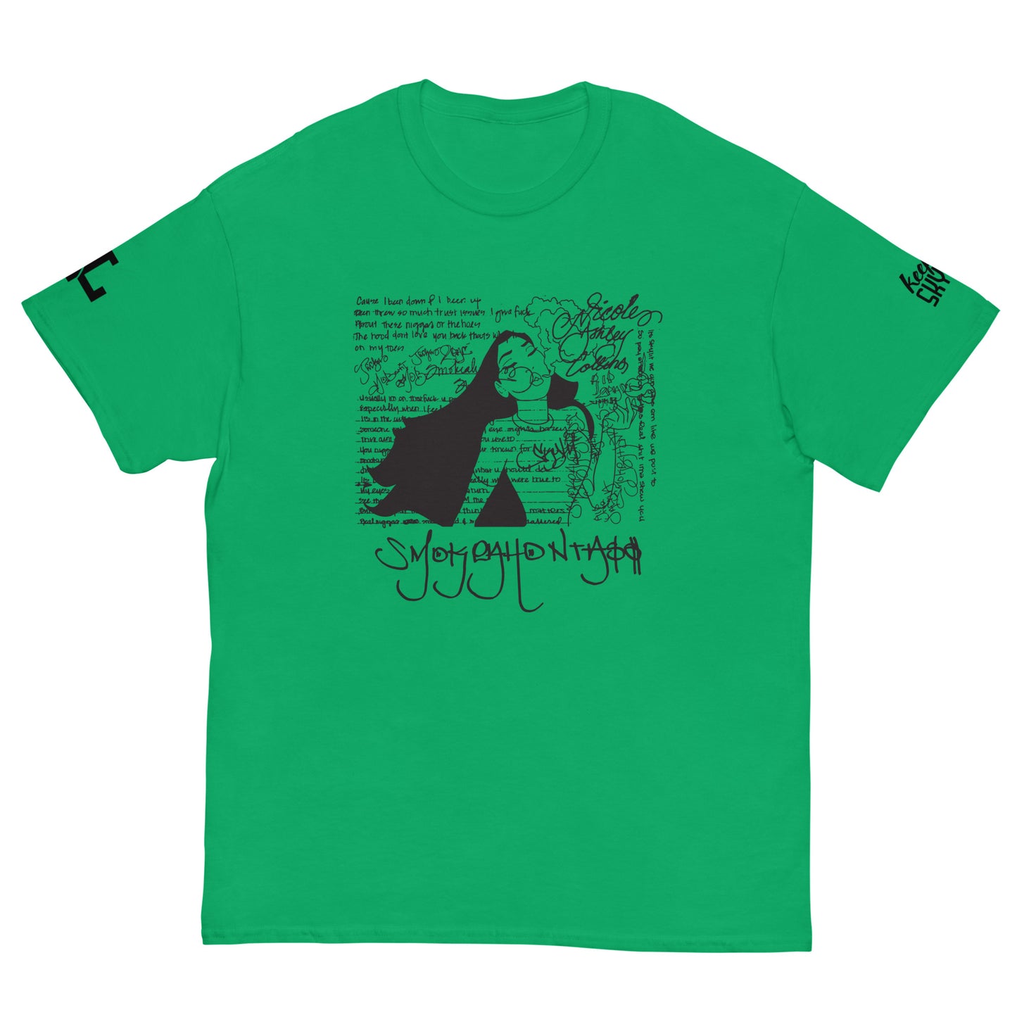 Smokeahontass Rhymebook T-Shirt With Black