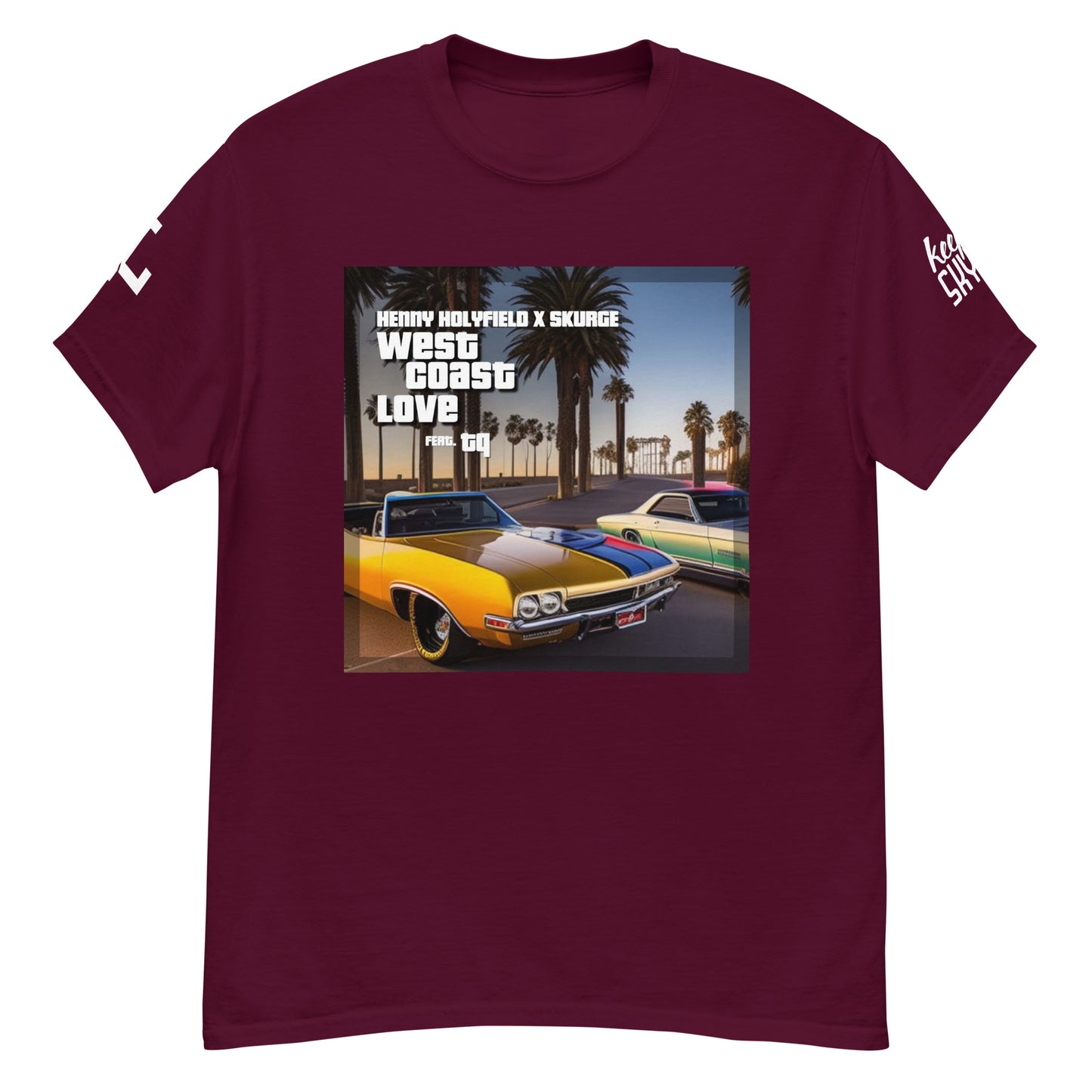 West Coast Love T-Shirt W/ White