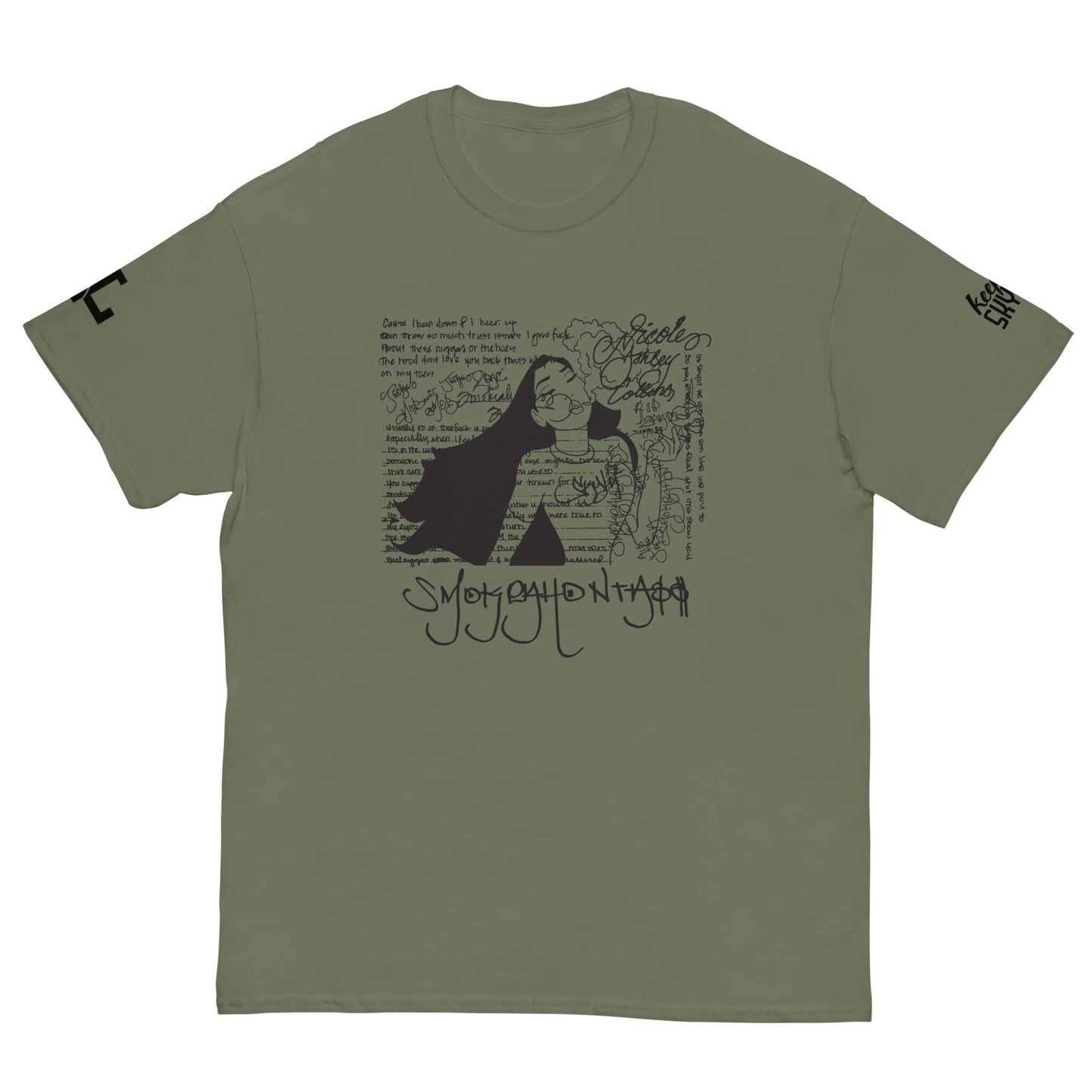 Smokeahontass Rhymebook T-Shirt With Black