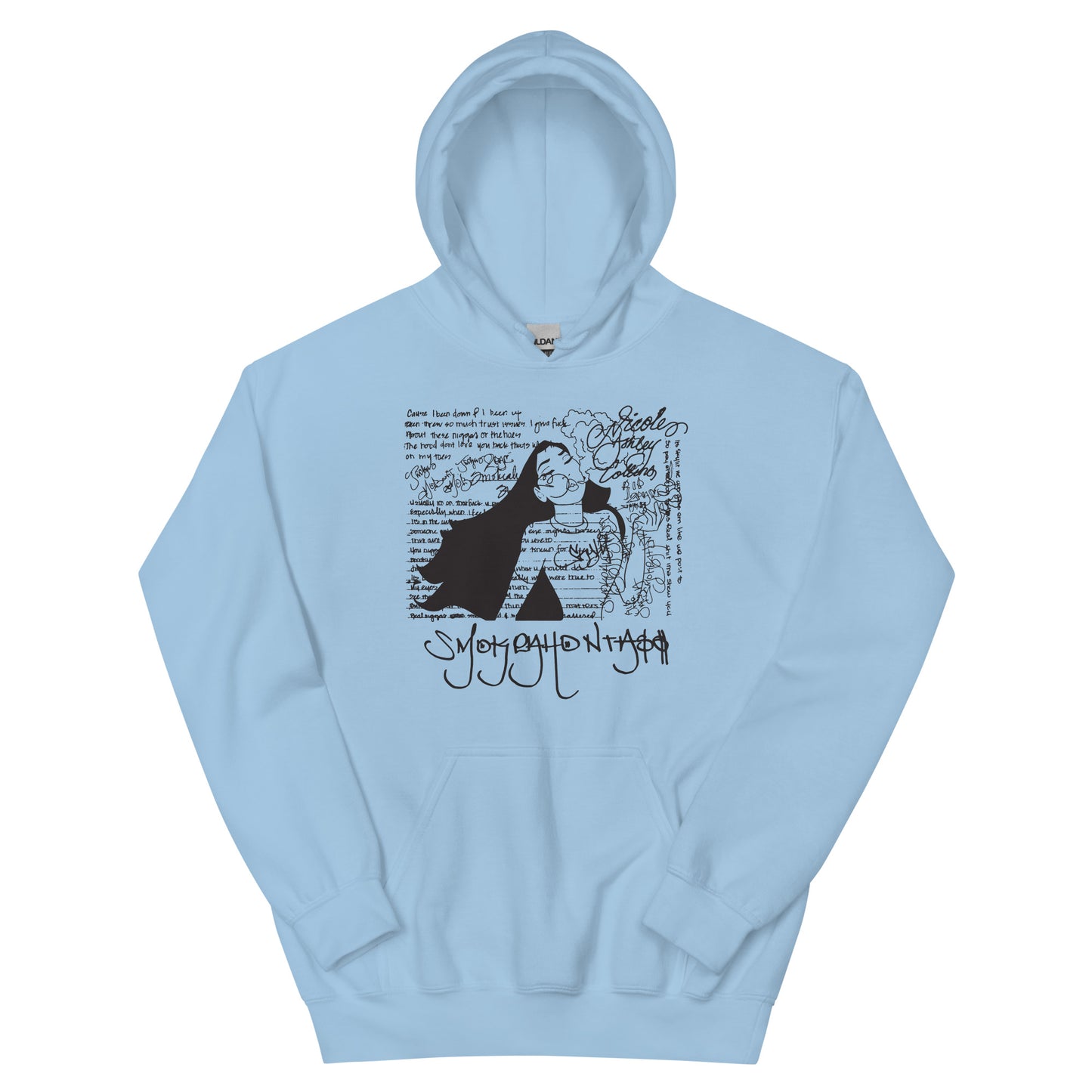 Smokeahontass Rhymebook Hoodie With Black