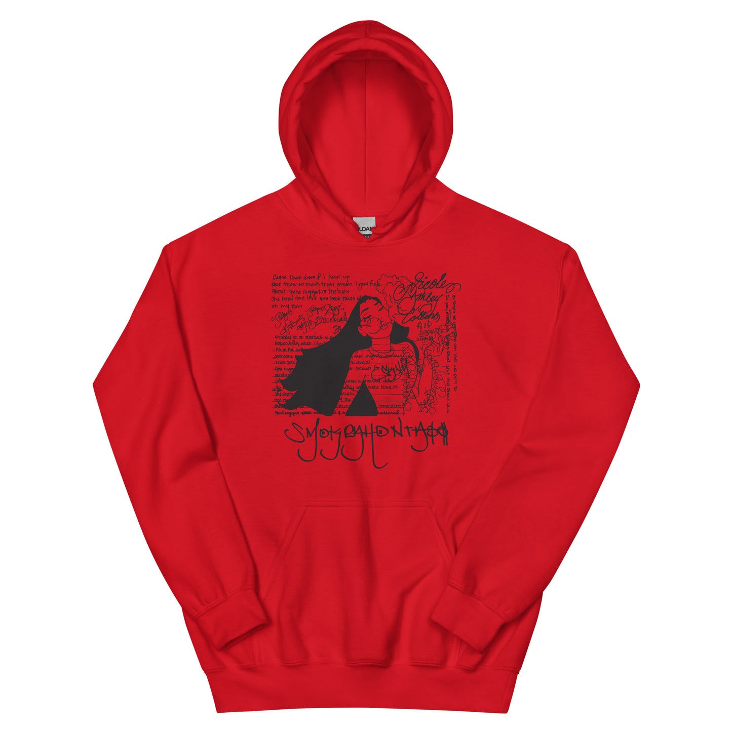 Smokeahontass Rhymebook Hoodie With Black