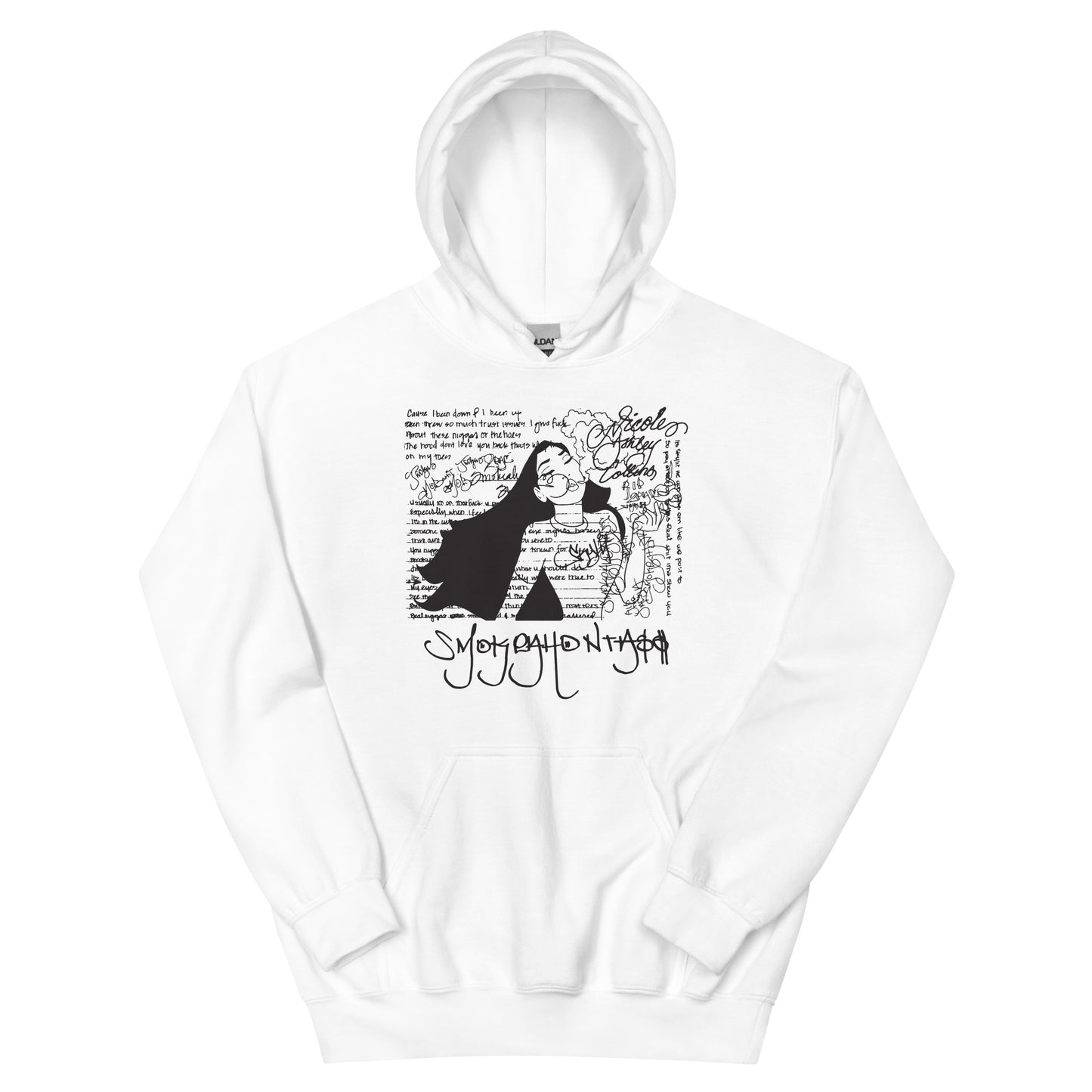 Smokeahontass Rhymebook Hoodie With Black