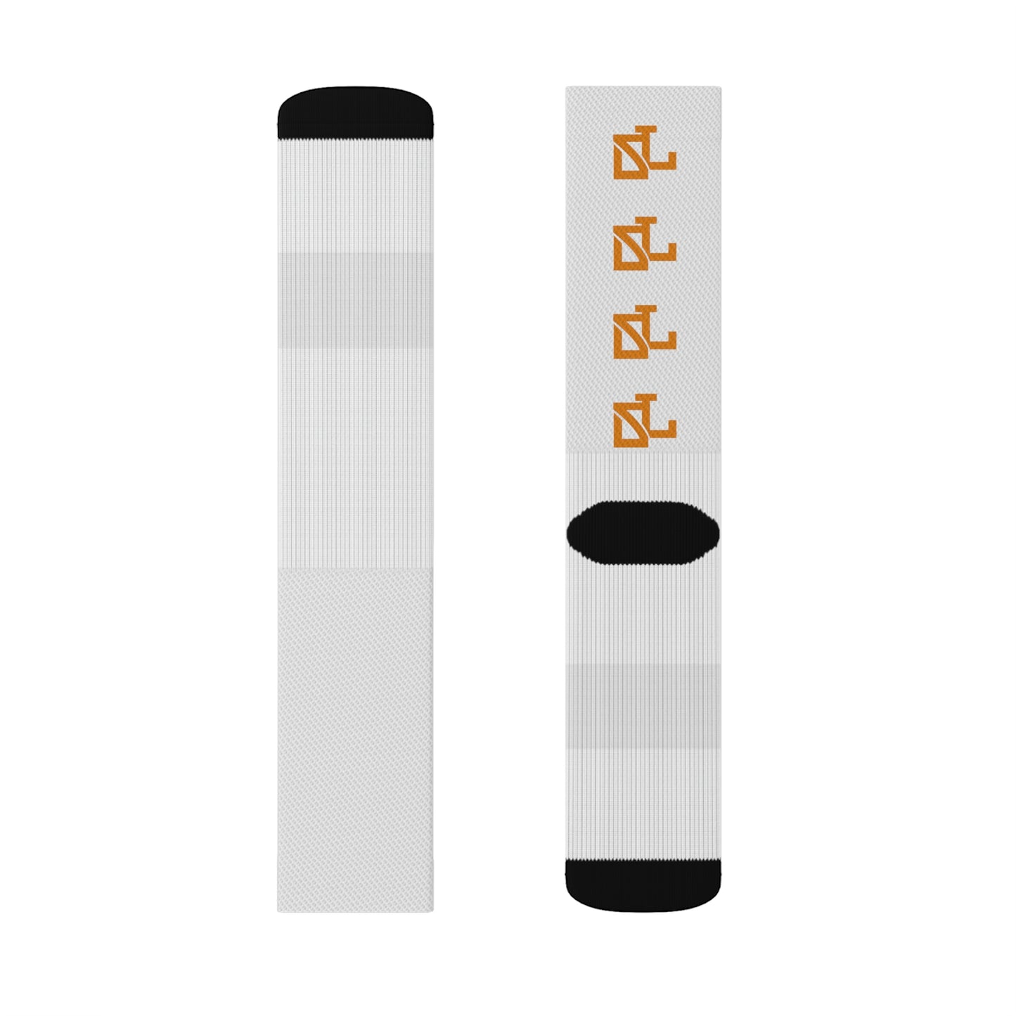 Skylit Music Socks (wht/org)