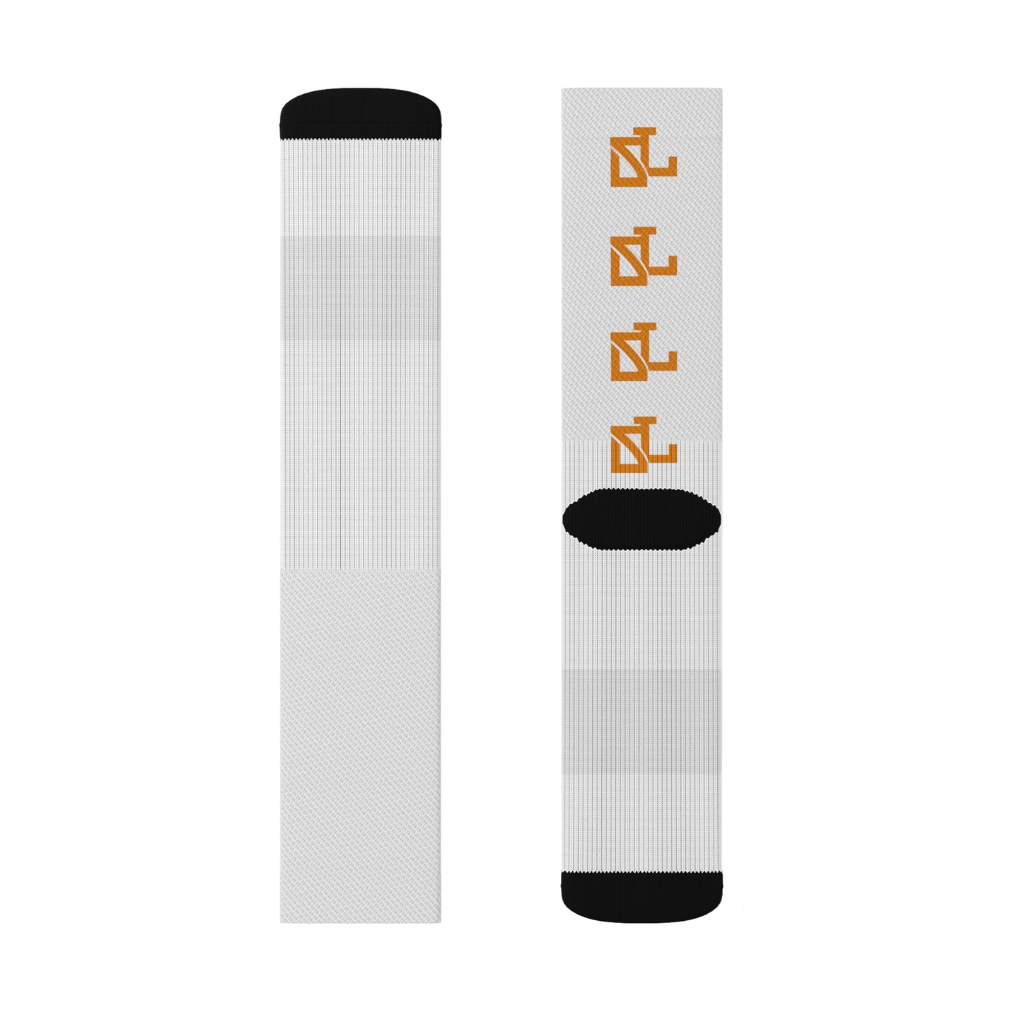 Skylit Music Socks (wht/org)