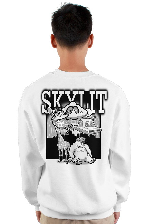 SKYLIT squad heavy crewneck sweatshirt