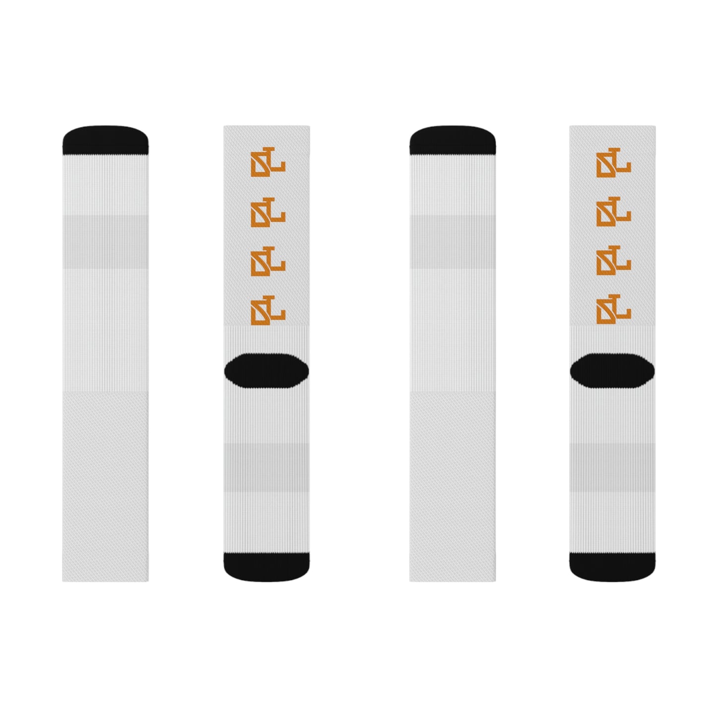 Skylit Music Socks (wht/org)