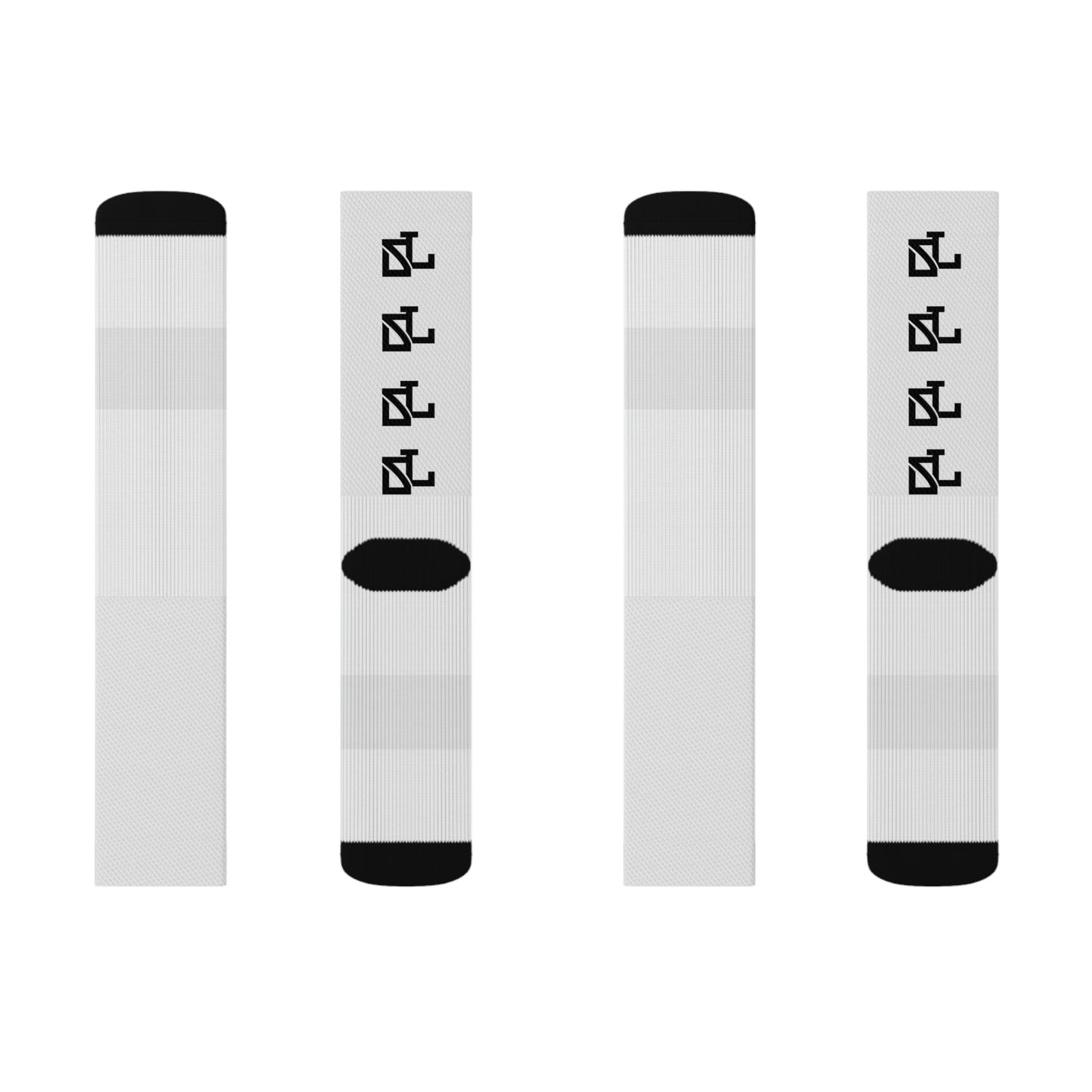 Skylit Music Socks (wht/blk)