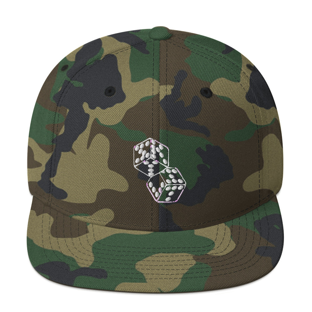 Skylit Dice Snapback Hat