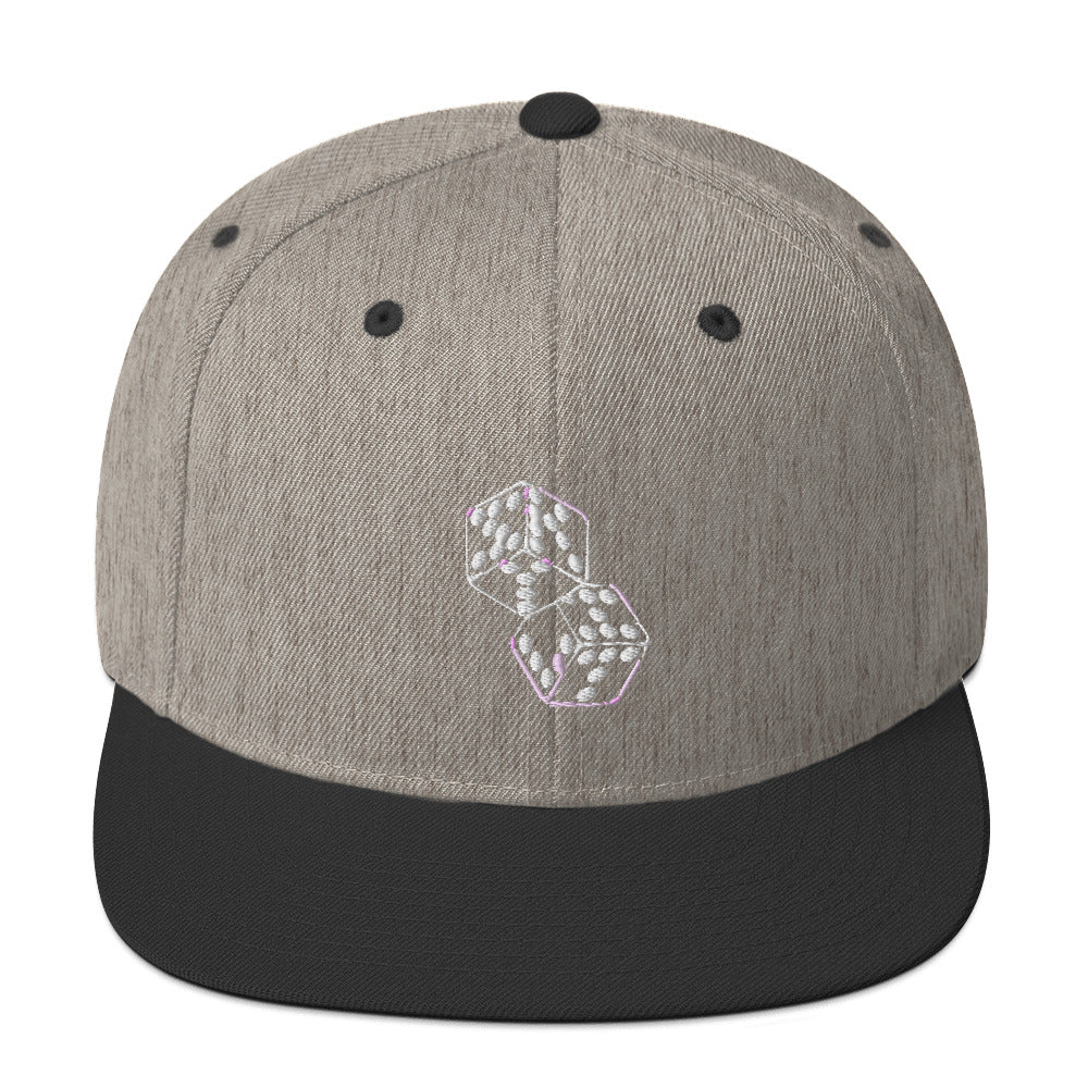 Skylit Dice Snapback Hat