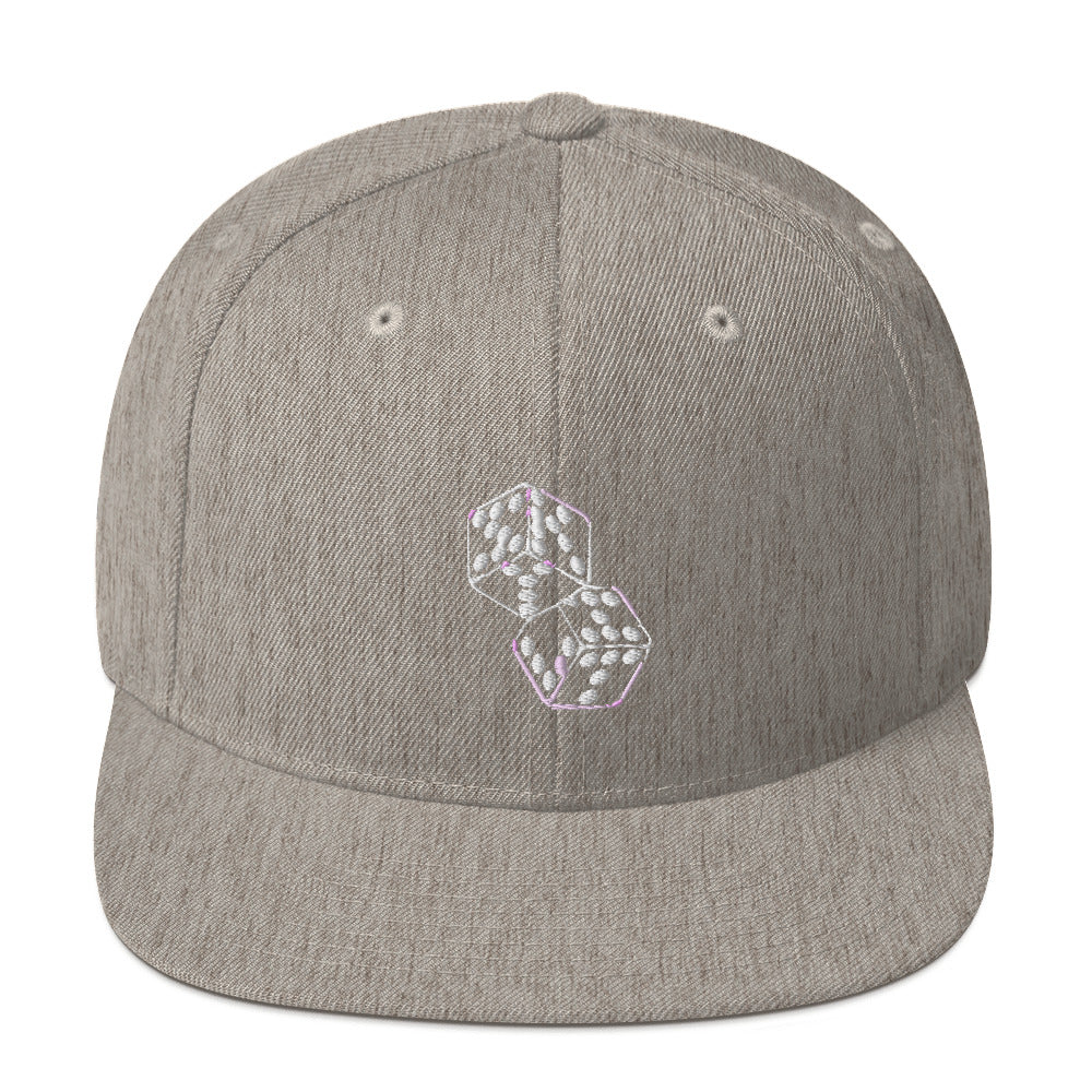 Skylit Dice Snapback Hat
