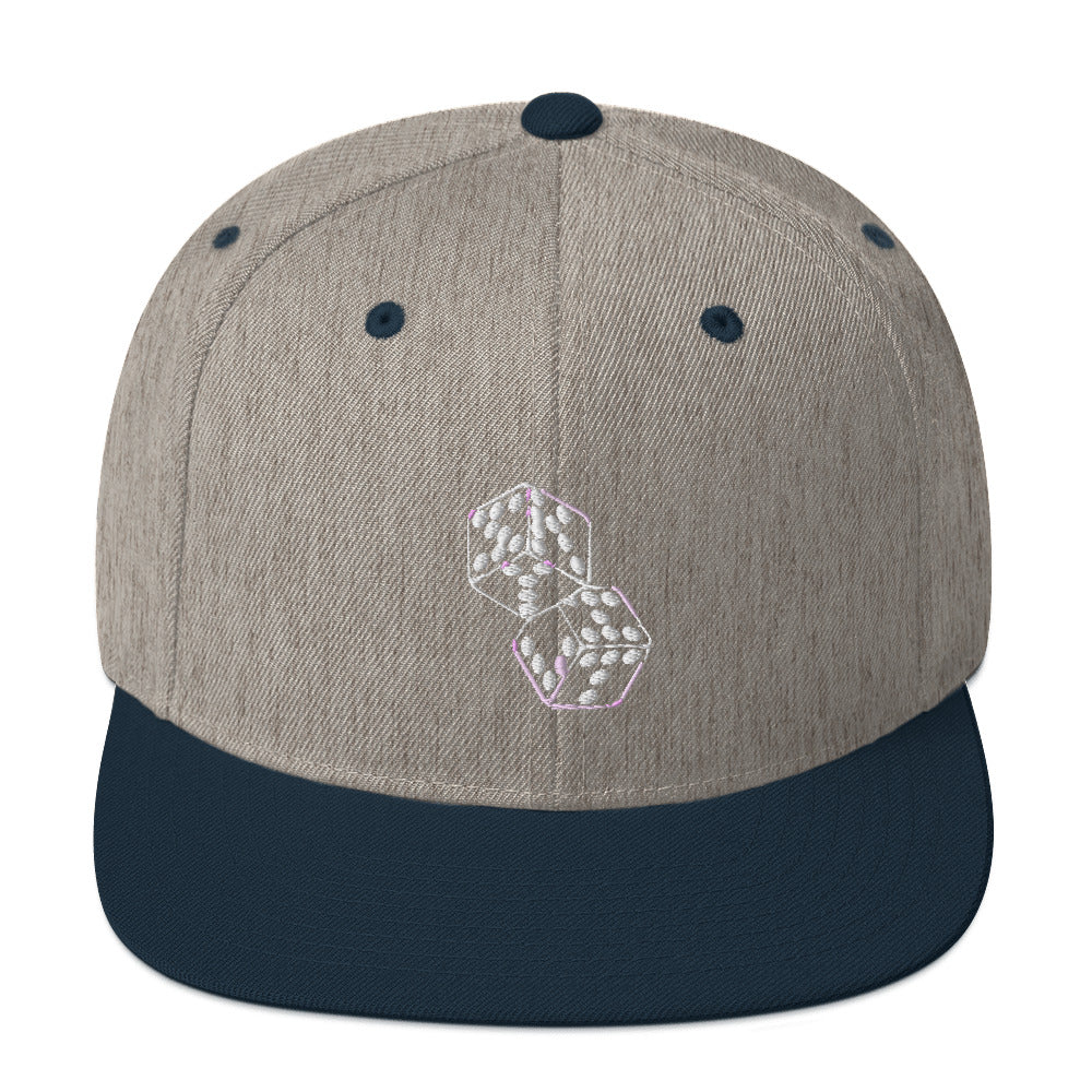 Skylit Dice Snapback Hat