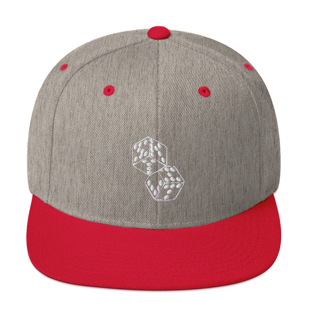 Skylit Dice Snapback Hat