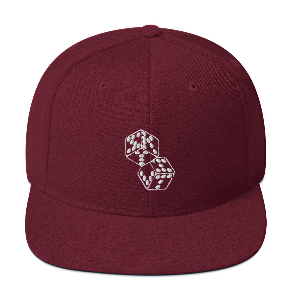 Skylit Dice Snapback Hat