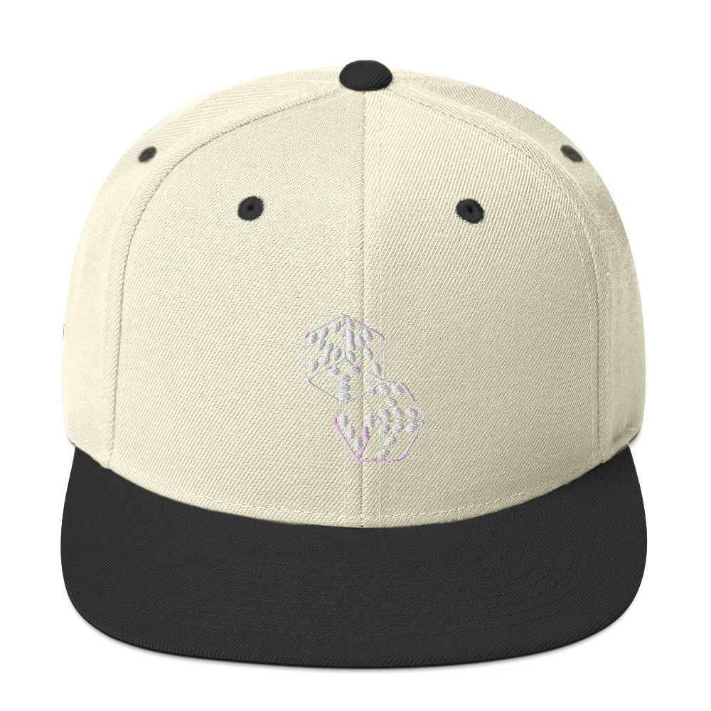 Skylit Dice Snapback Hat