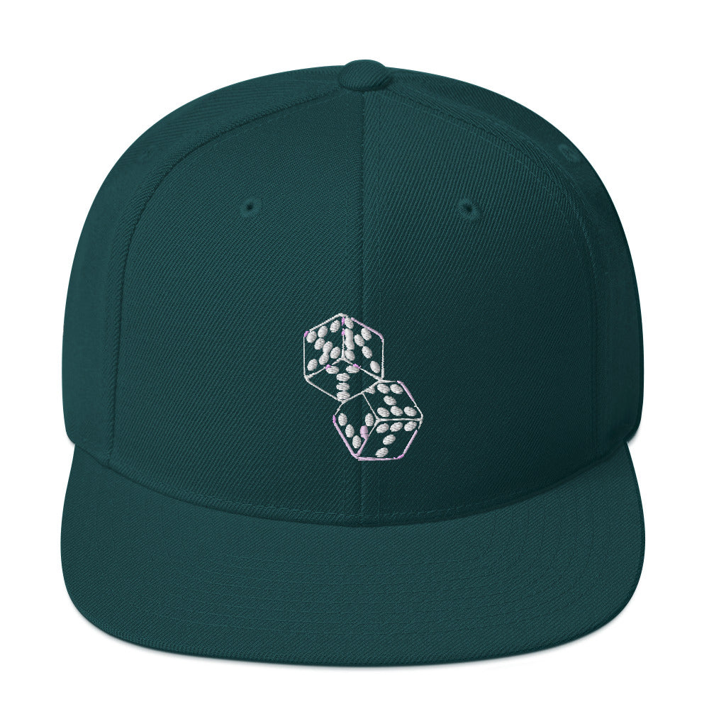 Skylit Dice Snapback Hat