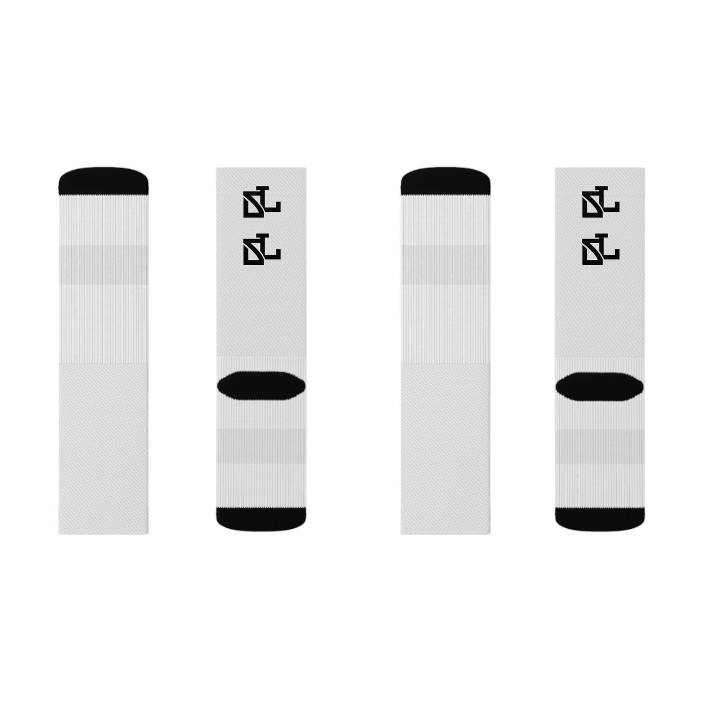 Skylit Music Socks (wht/blk)