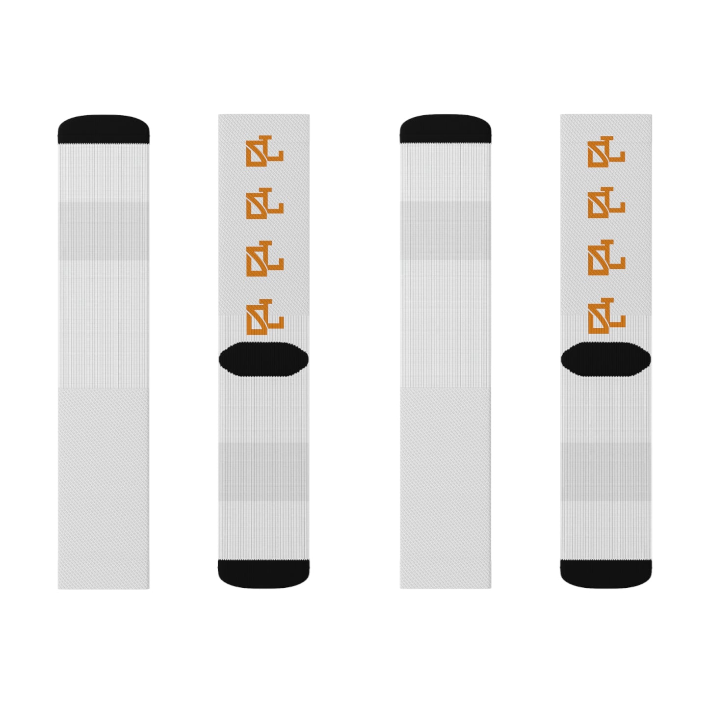 Skylit Music Socks (wht/org)