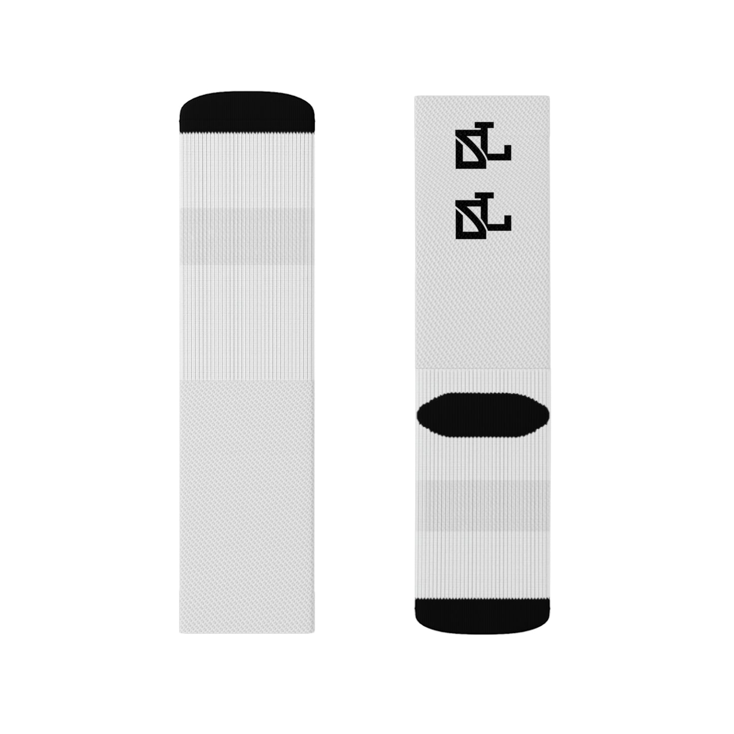 Skylit Music Socks (wht/blk)