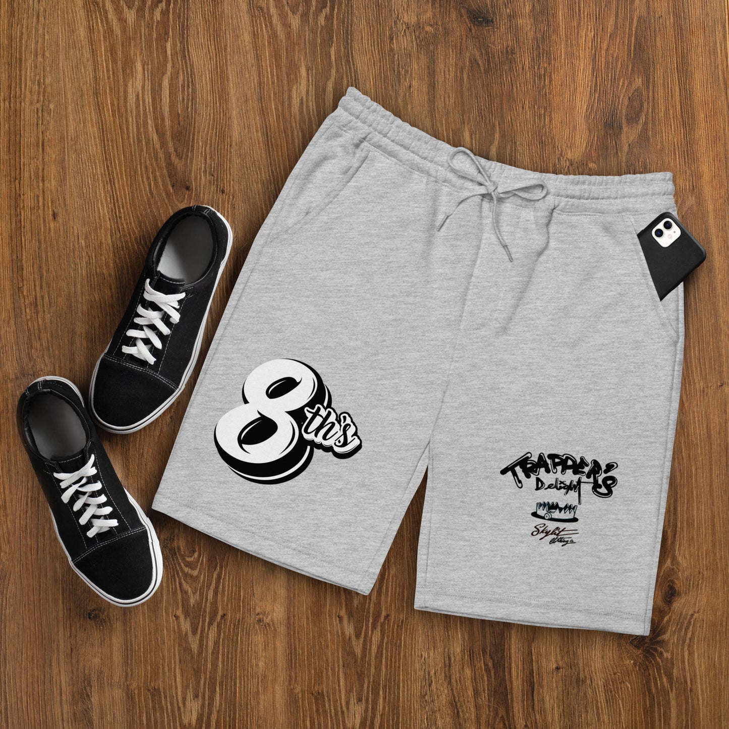 Trapper's Delight 8ths fleece shorts