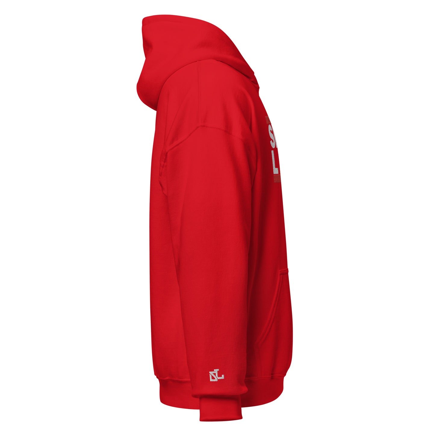 Run Skylit Embroidered Hoodie (Red)