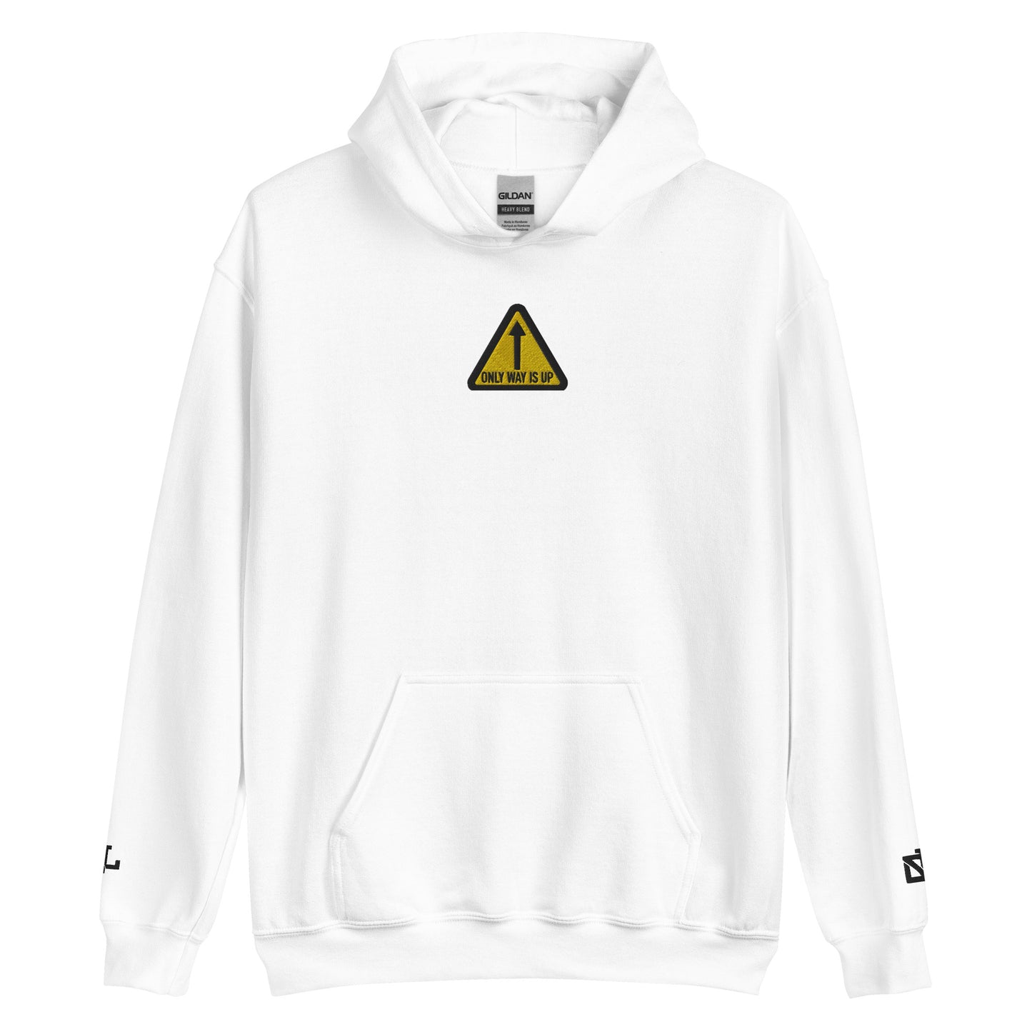 Only Way is Up hoodie WHITE